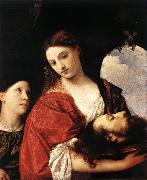 TIZIANO Vecellio Judith with the Head of Holofernes qrt oil painting artist